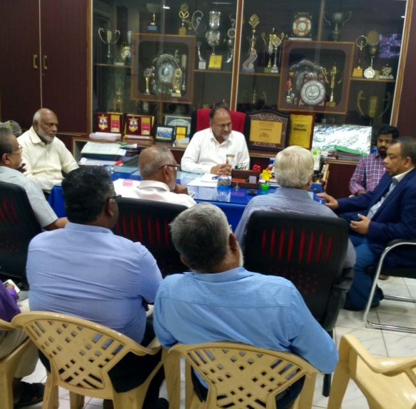 Dr. Ruknudin’s visit and discussion with JMC Team